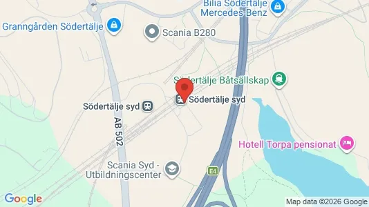 Apartments for rent i Södertälje - kort over placeringen