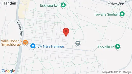 Apartments for rent i Haninge - kort over placeringen