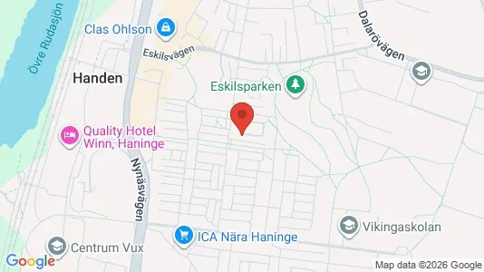 Apartments for rent i Haninge - kort over placeringen