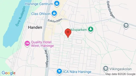 Apartments for rent i Haninge - kort over placeringen
