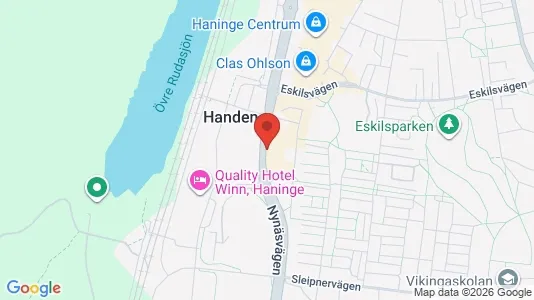 Apartments for rent i Haninge - kort over placeringen