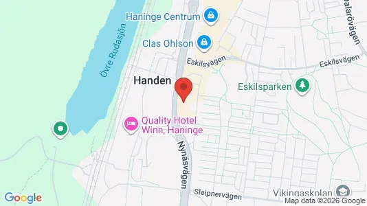 Apartments for rent i Haninge - kort over placeringen