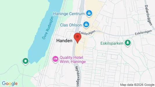 Apartments for rent i Haninge - kort over placeringen