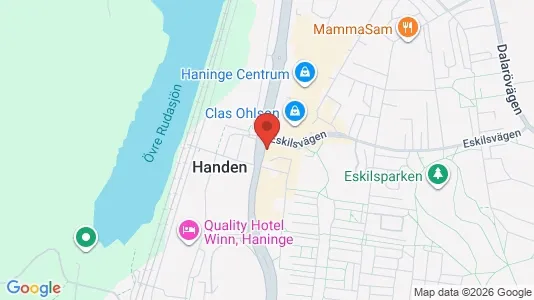 Apartments for rent i Haninge - kort over placeringen