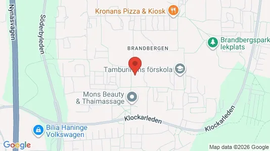 Apartments for rent i Haninge - kort over placeringen