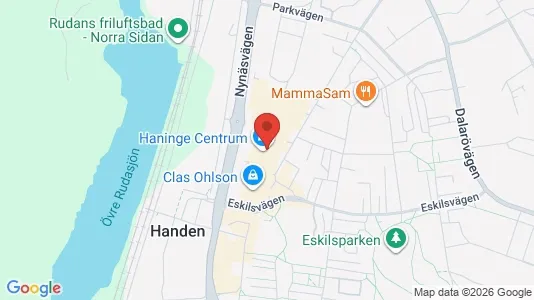 Apartments for rent i Haninge - kort over placeringen