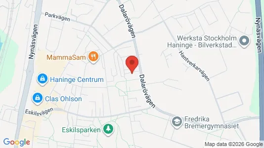 Apartments for rent i Haninge - kort over placeringen
