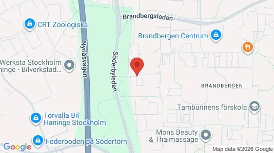 Apartments for rent i Haninge - kort over placeringen