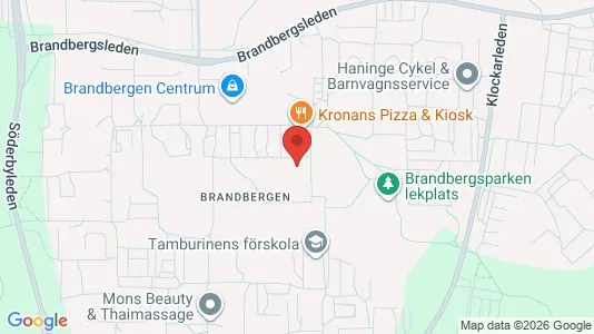 Apartments for rent i Haninge - kort over placeringen