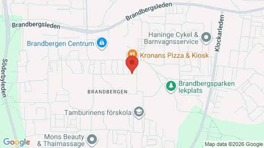Apartments for rent i Haninge - kort over placeringen