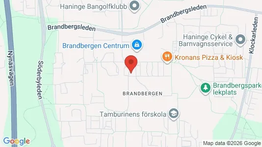 Apartments for rent i Haninge - kort over placeringen