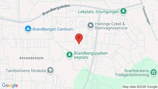 Apartments for rent i Haninge - kort over placeringen