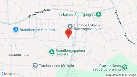 Apartments for rent i Haninge - kort over placeringen