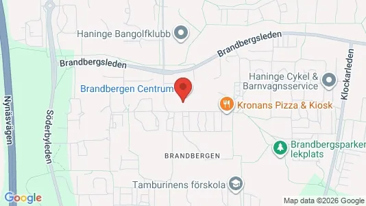 Apartments for rent i Haninge - kort over placeringen