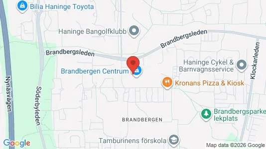 Apartments for rent i Haninge - kort over placeringen