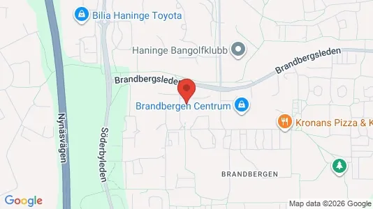 Apartments for rent i Haninge - kort over placeringen