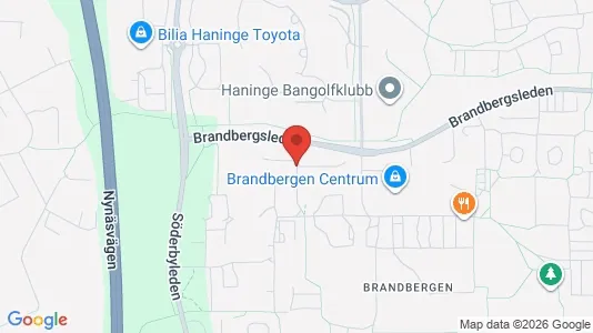 Apartments for rent i Haninge - kort over placeringen