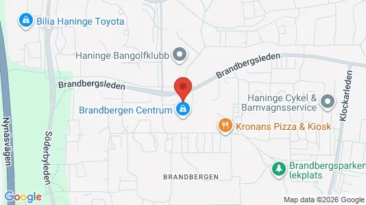 Apartments for rent i Haninge - kort over placeringen
