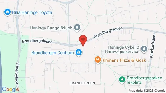 Apartments for rent i Haninge - kort over placeringen
