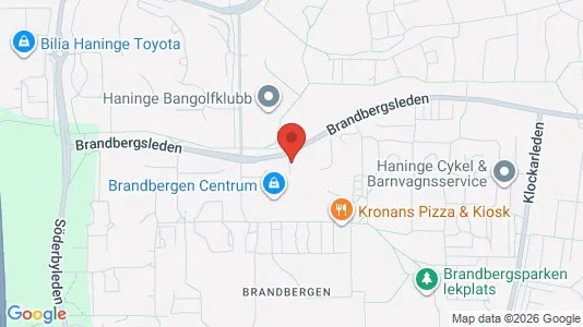 Apartments for rent i Haninge - kort over placeringen