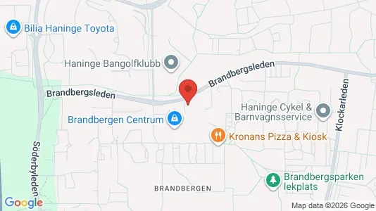 Apartments for rent i Haninge - kort over placeringen