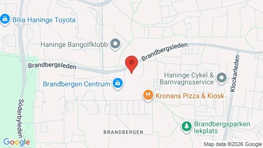 Apartments for rent i Haninge - kort over placeringen
