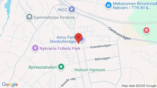 Apartments for rent i Nykvarn - kort over placeringen