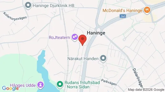 Apartments for rent i Haninge - kort over placeringen