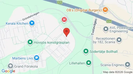 Apartments for rent i Södertälje - kort over placeringen