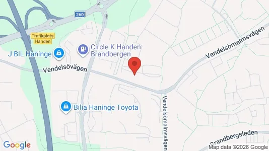 Apartments for rent i Haninge - kort over placeringen