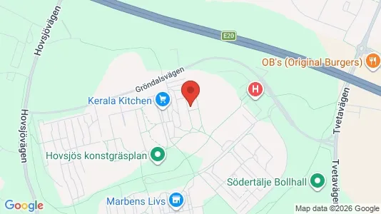 Apartments for rent i Södertälje - kort over placeringen