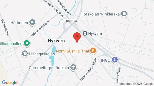 Apartments for rent i Nykvarn - kort over placeringen
