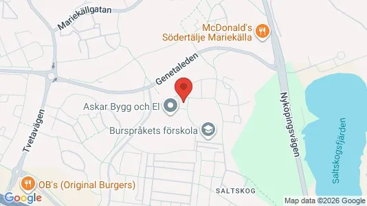 Apartments for rent i Södertälje - kort over placeringen