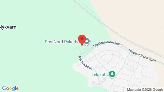 Apartments for rent i Nykvarn - kort over placeringen