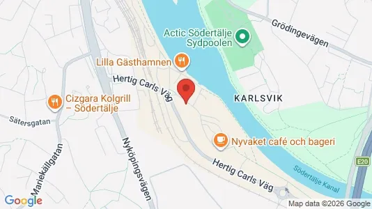 Apartments for rent i Södertälje - kort over placeringen