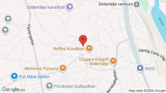 Apartments for rent i Södertälje - kort over placeringen