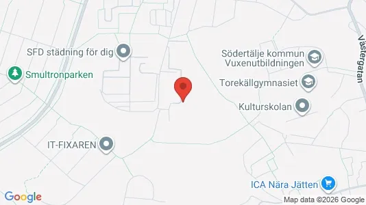 Apartments for rent i Södertälje - kort over placeringen