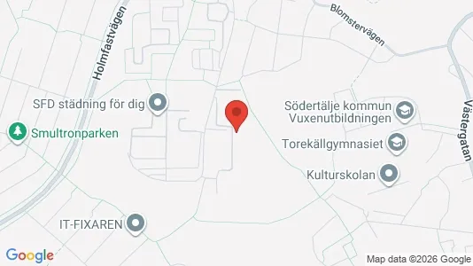 Apartments for rent i Södertälje - kort over placeringen