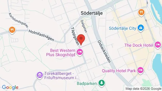 Apartments for rent i Södertälje - kort over placeringen