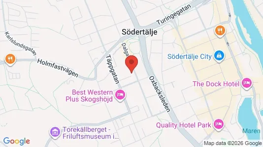 Apartments for rent i Södertälje - kort over placeringen