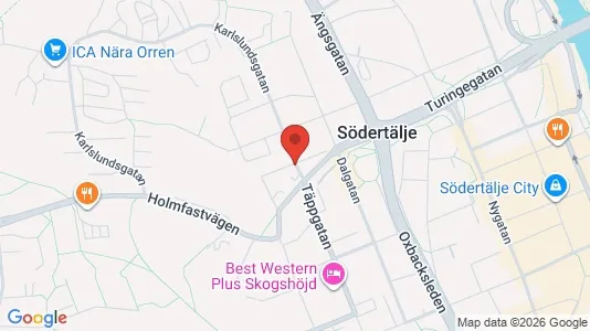 Apartments for rent i Södertälje - kort over placeringen