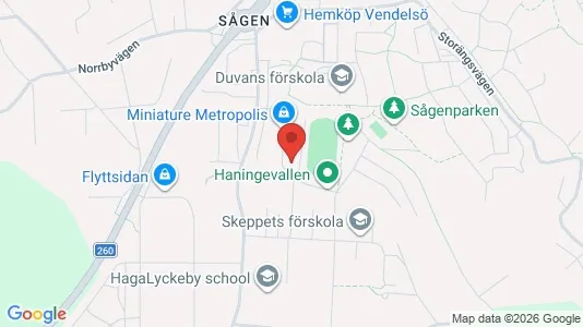Apartments for rent i Haninge - kort over placeringen