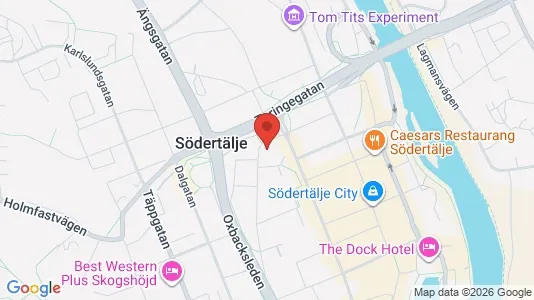 Apartments for rent i Södertälje - kort over placeringen