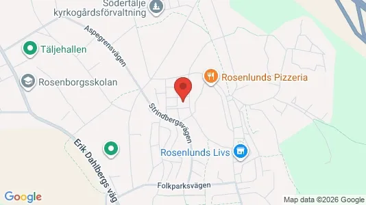 Apartments for rent i Södertälje - kort over placeringen