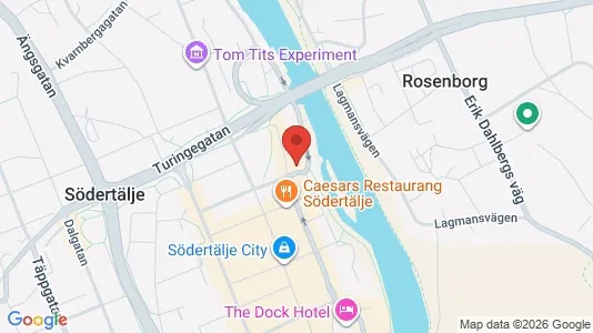 Apartments for rent i Södertälje - kort over placeringen
