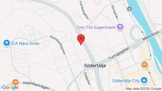 Apartments for rent i Södertälje - kort over placeringen