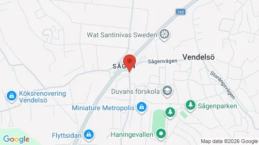 Apartments for rent i Haninge - kort over placeringen