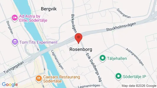 Apartments for rent i Södertälje - kort over placeringen