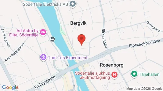 Apartments for rent i Södertälje - kort over placeringen