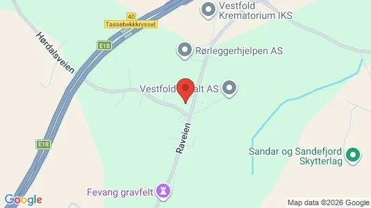 Apartments for rent i Sandefjord - kort over placeringen